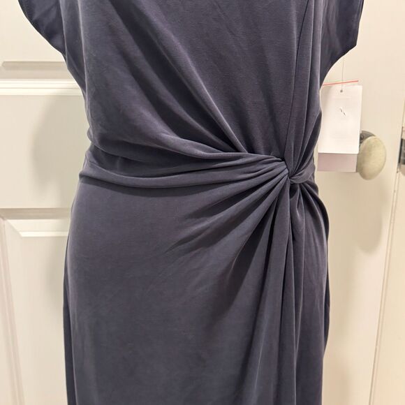 Nordstrom Rack Side Knot Modal Blend Midi Dress, Small - Picture 3 of 5